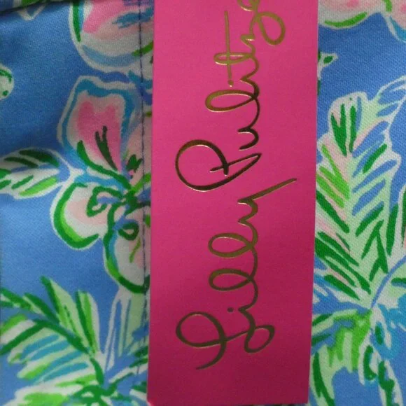 NWT Lilly Pulitzer Boca Blue Natia Mid-Rise Shorts Size 2 MSRP $98 - Picture 5 of 6